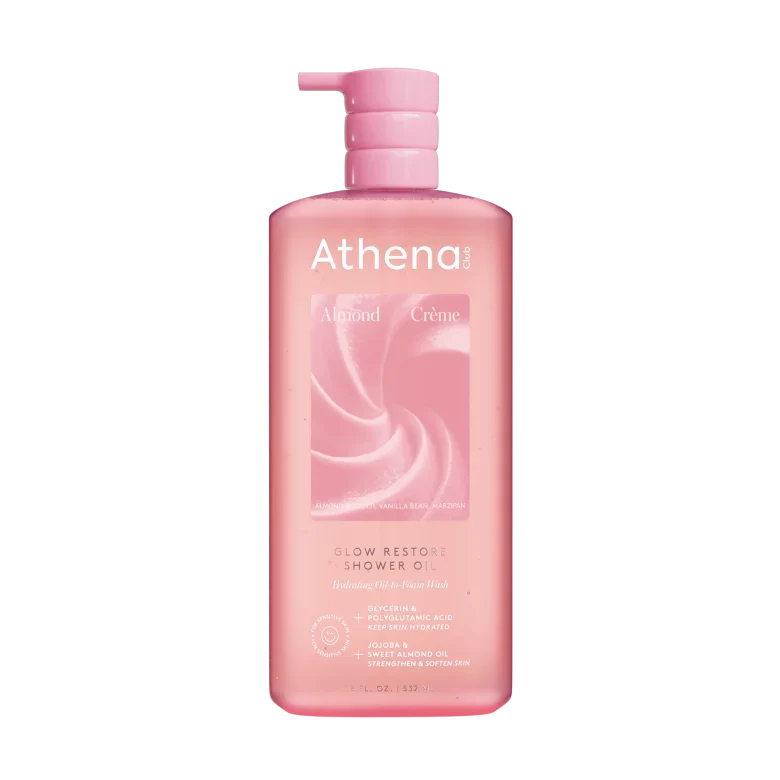 Glow Restore Shower Oil - Almond Creme Curated Panorama Almond Crème