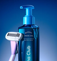Glossy Shave Oil - Cosmic Flower Curated Panorama