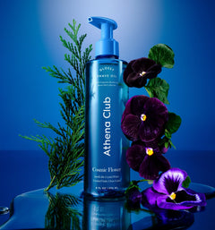 Glossy Shave Oil - Cosmic Flower Curated Panorama